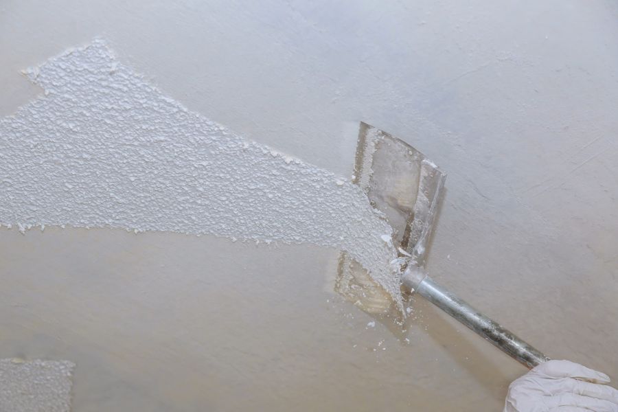 Popcorn Ceiling Removal by Absolute Painting & Carpentry