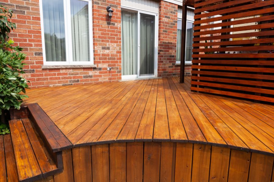 Deck Staining by Absolute Painting & Carpentry